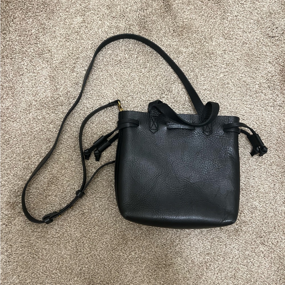 Madewell Small Transport Crossbody Leather Tote
